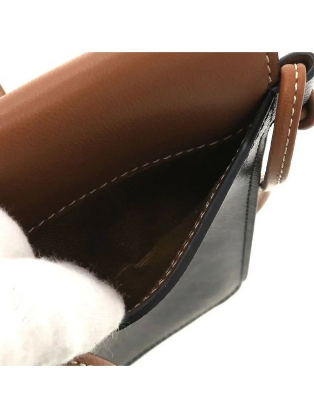 Celine Mobile Pouch Triomphe Canvas &lambskin
